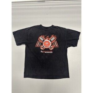Vintage NASCAR 2007 Dodge Motorsports Tour LARGE Black T-shirt